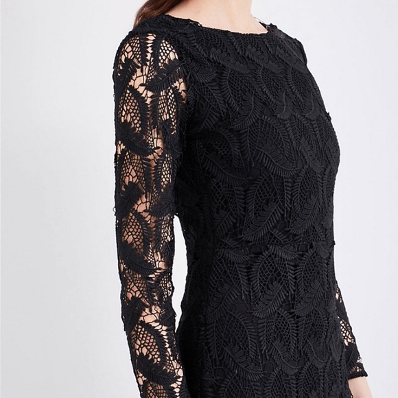 NEW, Black midi Maje dress - Picture 6 of 8